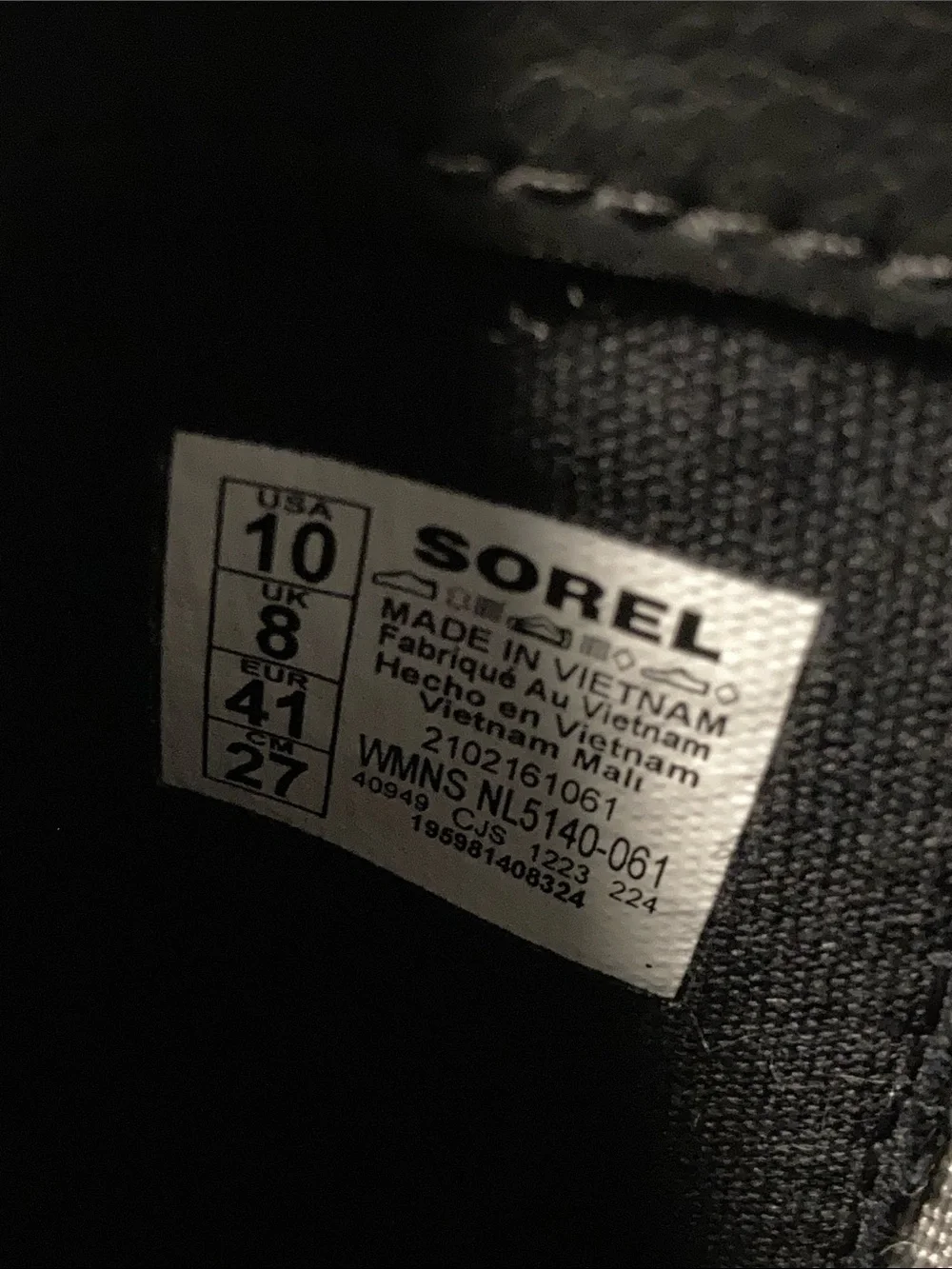Sorel waterproof suede